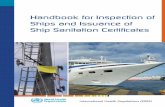 Handbook for Inspection of Ships and Issuance of Ship Sanitation Certif … · 2019-10-24 · the Handbook for inspection of ships and issuance of ship sanitation certificate and