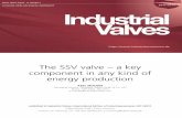 The SSV valve – a key component in any kind of …...Industrial Valves 41 2011 / 2012 reporTS The SSV valve – a key component in any kind of energy production Whereever pumps are