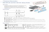 DA4 HD 4K & DA6 HD 4K Setup Guide - Extron...1 IMPOR T ANT: Go to ww . extr complete user guide and installation on.com for th e instructions befor e connecting the pr oduct to the