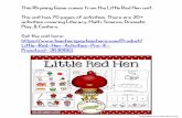 This Rhyming Game comes from the Little Red Hen …...Find the Rhyme Game Literacy | Rhyming Use this rhyming game as a small group activity or a one-on-one activity with teacher and