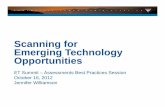 Scanning for Emerging Technology Opportunities · Grand Coulee Keenleyside Mica Libby Duncan Hungry Horse Kerr Thompson Falls Noxon Rapids Cabinet Gorge Albeni Falls Box Canyon Coeur