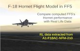 Compare computed FF5’schecksix-fr.com/downloads/falcon4/Topolo/Beta/F-18C FM.pdf · 2013-09-15 · F-18 Hornet Flight Model in FF5 Compare computed FF5’s Hornet performance with