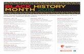 BLACK HISTORY MONTH 2019€¦ · teach us about history, including Buffalo Soldiers and Fort Mose. Activities include making your own mummy specimen. Ages 6-11. Northside Branch |