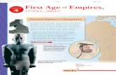 First Age of Empires, First Age of Empires, 1570B.C.¢â‚¬â€œ200B.C. During the first age of empires, great