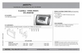 Cadillac 1996-2005 95-2005B - Metra Online · 95-2005B ® 7 Deville (DHS, DTS) 2000-2005 1. Remove all tabs from the radio housing top. (Figure A) 2. Attach the radio brackets to