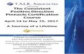 Consistent Positive Direction Pinnacle Certification ... · "CPDP,Certification Course,CPDP Certification,Pinnacle Certification,Positive Direction,Consistent Positive Direction,Positive