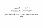 TESLA MODEL 3 ELECTRIC LIFTGATE INSTALLATION GUIDE V1...Tesla Offer 2019 12 3. Run the liftgate wire (the purple wire, trunk button wire and Y-connector wire) from the trunk area to
