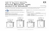 Instructions, Repair and Parts 10:1 Dyna-Star Pump …...3A3429C Instructions, Repair and Parts 10:1 Dyna-Star® Pump Module with Auto-Fill Shutoff Provides lubricant flow and pressure