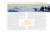 The Decline and Fall of the Emperor Penguin?...The Decline and Fall of the Emperor Penguin? CLIMATE CHANGE AND SHRINKING ICE THREATEN POLAR BIRD by David Levin A t nearly four feet