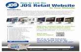 How to Link the JDS Retail Website€¦ ·  | sales@jdsindustries.com | 800.843.8853 14Warehouses to Serve You Your Recognition & Personalization Partner JDS Retail Website