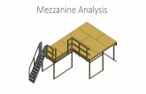 Mezzanine Analysisedge.rit.edu/edge/P17708/public/MSD2 - Phase 5/Mezzanine...1. No Live Load Reductions –Because the Live Load is greater than 100 psf, no live load reduction formulas