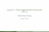 Lecture 2: Urban Agglomeration Economieserossi/Urban/Lecture_2_538.pdf · 2018-02-12 · The Need for Agglomeration Forces Discussion based on Duranton and Puga (2004) Agglomeration