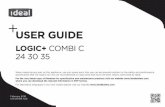 USER GUIDE - Ideal Boilers · USER GUIDE LOGIC+ COMBI C 24 30 35. 2 THE BENCHMARK SERVICE INTERVAL RECORD MUST BE COMPLETED AFTER EACH SERVICE ... Boiler frost protection - boiler