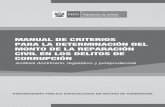 AMADO DANIEL ENCO TIRADO · 2018-09-12 · 10 Manual de criterios para la determinación del monto de la reparación civil en los delitos de corrupción monto del daño extrapatrimonial.