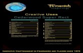 Creative Uses Cedarwood Super Rect · 2016-11-23 · Creative Uses Cedarwood Super Rect For an Eau de Toilette for Her at 18% 208944 Formula Ambrinol 10% 3 Cinnamon Ceylan SFE 10%