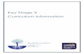 Key Stage 3 Curriculum Information · 2018-07-17 · The curriculum delivered at Bradfields is similar to that of any primary and secondary academy with the exception that class groups