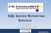 SQL SERVER REPORTING SERVICES · WHAT IS SQL SERVER REPORTING SERVICES SSRS comes with SQL and allows you to create reports using Visual Studio or Report Builder based on tables,