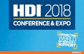 Enterprise Service Desk - HDI ConferenceNearly 4,000 Service and Support Benchmarks Global Database ... Founding of HDI First HDI Conference KCS Benchmarking Self-Service Chat HDI