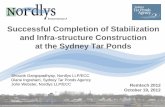 Successful Completion of Stabilization and Infra structure … · 2016-01-22 · Successful Completion of Stabilization and Infra‐structure Construction at the Sydney Tar Ponds