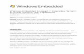 Windows Embedded Compact 7: Extensible Platform to Power …download.microsoft.com/download/2/4/A/24A36661-A629-4CE6... · 2018-10-13 · The composition process then layers memory