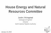 House Energy and Natural Resources Committee...House Energy and Natural Resources Committee January 10, 2019 Justin J Kringstad Geological Engineer Director North Dakota Pipeline Authority