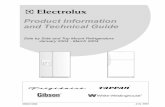 Product Information and Technical Guide · Product Information and Technical Guide Side by Side and Top Mount Refrigerators ... any liability, for injury or damage of any kind arising