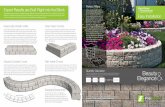 How to Build a Landsape Retaining Wall - Risi Stone€¦ · Use the following formula to calculate the number of StackStone or RomanStack blocks for your landscape wall project. Ask