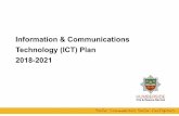 Information & Communications Technology (ICT) Plan 2018-2021 · 2019-10-28 · Information & Communications Technology Plan 2018-21 Page 2 of 9 ICT Themes 2018/2021 The ICT Plan identifies