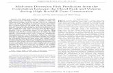 Mid-term Diversion Risk Prediction from the Correlation ... · filling height distribution for high rockfill dams in the construction progress, considering the uncertainties of the
