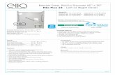 Barrier Free, Roll In Shower 60″ x 30″ Ella Plus 24 - Left ......Barrier Free, Roll In Shower 60″ x 30″ Ella Plus 24 - Left or Right Drain Page 1 12/14 Model # 6030 BF 5P 1.0