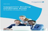 Capgemini Binding Corporate Rules€¦ · reasons why Capgemini has chosen to implement these Binding Corporate Rules (BCR) which were first approved by the French data protection