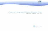 Aurora Integrated Water Master Plan...CITY OF AURORA//Integrated Water Master Plan MWH DRAFT FINAL REPORT SEPTEMBER 2016//PAGE 1-12 Table 1-3. Existing Raw Water Supply and Treatment