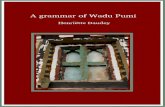 A grammar of Wadu Pumi - SIL International · A grammar of Wadu Pumi Submitted by Gerdine Henriëtte Daudey, M.A. Leiden University ... This thesis is a descriptive grammar of the