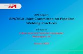 API Report API/AGA Joint Committee on Pipeline …mycommittees.api.org/standards/api1104/Meeting Materials...1 API Report API/AGA Joint Committee on Pipeline Welding Practices Ed Baniak
