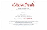 chattanoogasymphony.orgchattanoogasymphony.org/.../03/Playalong-2018-Clarinet-1.pdf · 2018-02-28 · Clarinet 1 in B 102 108 114 piùff 4a. SÉGUIDILLE (Carmen's Aria in Act I: Près