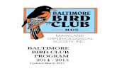 BALTIMORE BIRD CLUB · events. This service is only available to BBC members and cannot be accessed through the BBC website. Please let the membership secretary know if your email