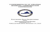 COMMONWEALTH OF VIRGINIA WORKERS’ COMPENSATIONworkcomp.virginia.gov/.../EDI-Implementation-Guide...Virginia Workers’ Compensation Commission Workers’ Compensation Electronic