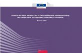 Study on the Impact of Transnational Volunteering through the … · 2018-12-10 · Abstract The European Voluntary Service (EVS) Impact Study analyses the impact of EVS on individuals,