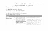 Applications of Forces · 2020-04-03 · 2 In this chapter, we will bring together everything that we have learned about forces: friction, resolving forces into components, Newton's