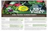 CSA FARM DIRECTORY - Sustainable Connections€¦ · CSA FARM DIRECTORY. Growing Washington Kristi Roberts (360)510-4763 kristi@growingwashington.org Growing Washington is a diversified