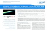 e-GEOS takes one giant leap with Intel - Intele-GEOS takes one giant leap with Intel Using interferometric radar data collected by the COSMO-SkyMed* earth observation satellite system,