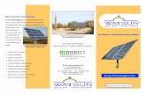 For more information Wattsun Capacity of over 3 …...about Wattsun Solar Trackers contact: Array Technologies, Inc. About Array Technologies Wattsun AZ-225 Dual Axis Tracker Capacity