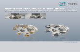 MultiFace H45 PRO4 & P45 PRO8 - LMT Tools · -BMS SEHT 1204AFFN-ALC Merkmale: Features: Spanformstufen Geometrie zur Aluminium bearbeitung Chip-breaker Geschliffene Wendeschneidplatten