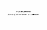 ICSB2008 Programme outline · Excursion to Marstrand and Viking Dinner (requires separate booking - otherwise free evening) Plenary session 4: From cell to organ to organism (Congress