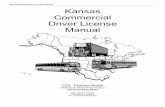 Kansas Commercial Driver License Manual · 2016-12-13 · 2016 Commercial Driver’s License Manual Section 1 - Introduction Page 1-3 1.1 – Commercial Driver License Tests 1.1.1