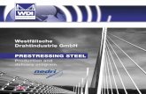 PRESTRESSING STEEL - Nedri · 2014-04-29 · 3 Production and delivery program Prestressing steel WDI and her daughter company Nedri Spanstaal BV in Venlo Netherlands, is one of the