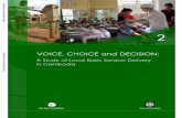 VOICE, CHOICE AND DECISION 2 0 Public Disclosure Authorizeddocuments.worldbank.org/curated/en/... · This Voice, Choice and Decision 2 (VCD2) paper is a result of collaboration between