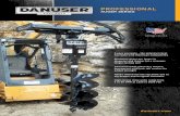 DAN PRO 6 panel Final Corrected - Talet Attachments...K.B. Danuser, "Good enough won't do – it must be right." DANUSER manufactures several attachments for various equipment, serving