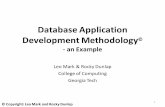 Database Application Development Methodology...Assumptions • Business process is well-designed • Documents are known • Tasks are known • System boundary is known • One database