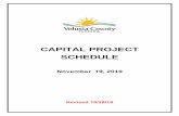 Capital Project Schedule Q4 · 2020-02-28 · CAPITAL PROJECT SCHEDULE. SORTED BY PROJECT NUMBER (PID) *New Projects are in Bold **Completed Projects are in Italics. Refer to back
